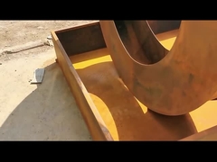 Customizable Electric Corten Steel Water Feature For Architectural Design