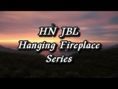 23.6 Inch Wood Burning Fire Pits ISO9001 Hanging Wood Burning Stove suspended fireplace