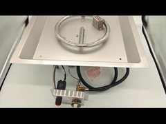 Customizable Outdoor Rectangle Gas Firepit Burner Indoor