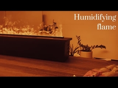 Light-sounding electric mist fireplace - realistic water vapor fireplace and safe water bur