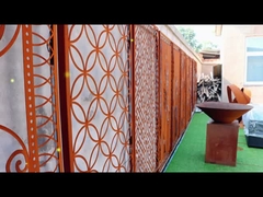 Polished Corten Perforated Panels Decoration Custom Thickness