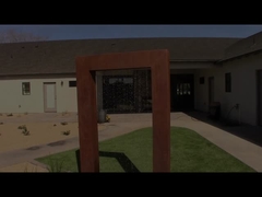 Pond Corten Steel Waterfall Blade Cascade Personalize Space Customizable