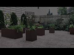 Custom Mailbox planter boxes Garden Metal Ornaments Weather Resistant