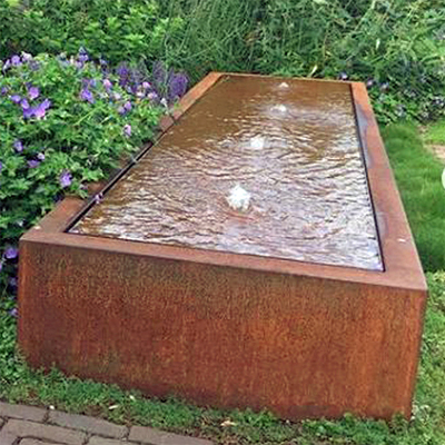 Fountain Corten Steel Garden Water Features Home Decoration