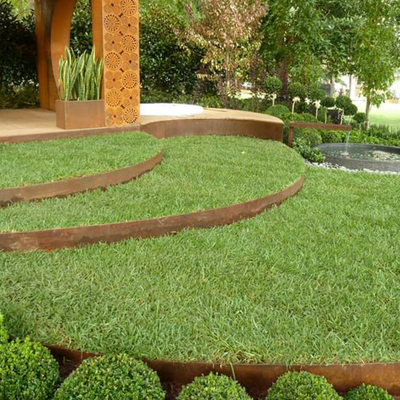 ISO Lawn Edging Corten 100mm Garden Metal Ornaments  Powder Coated
