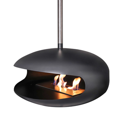 1.5L Bio Ethanol Fire Pits Roof Ceiling 26.5kg Suspended Fire Place