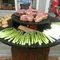 Outdoor Corten Steel BBQ Grill Brazier For 5-10 People Barbecue