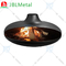 Indoor Home Wood Charcoal Ceiling Suspended Fireplace Black color