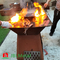 Backyard Corten Steel Wood Burning Fire Pit Barbecue BBQ Grill