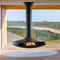 Wood Burning Chimineas Steel  Outdoor Firepits Bowl Spark Screen Modern Firepits