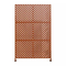Freestanding 900*1800mm Metal Decorative Panels Corten Steel Privacy Screen