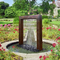 Home Decoration Corten Steel Waterfall Fountain*1800mm Customized