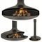 Diameter 100cm Hanging Wood Burning Stove Suspended Fire Place Carbon Steel