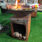 Customization Outdoor Cooking Steel  Bbq Grill Corten Steel Fire Bowl 1000mm