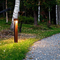 Waterproofing Landscape Artwork Corten Steel Bollard Light 10Watt