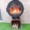 60cm 90cm Indoor Suspended Wood Burning Stove Fireplace High Temper Resistant