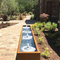 Prerusted Surface Landscape Corten Steel Water Feature 1200mm Garden Ornaments