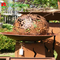 High quality outdoor weathering metal art garden corten steel sculpture for Landscaping project