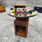40 People Base 2mm Camping Fire Pit Grill ISO9001 Corten BBQ