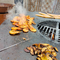40 People Base 2mm Camping Fire Pit Grill ISO9001 Corten BBQ