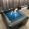 ISO9001 Garden Firepit Table Set 0.8m Rectangular Outdoor Propane Fire Pit