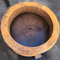 ISO9001 Corten Steel Round Fire Pit 600mm Portable Steel Fire Pits