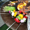 Backyard Corten Steel BBQ Grill Outdoor 40 Inch Barbeque Fire Pit
