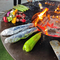 Garden Corten Barbecue ISO9001 Portable Wood Burning Grill