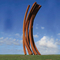 200cm Corten Steel Sculpture 6.5ft Large Metal Garden Art Rustic