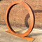 ISO9001 Garden Moon Gate 3.9ft Corten Steel Artist Decorative