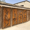 Backyard 35 Inch Laser Cut Metal Fence Panels 0.9m Metal Art Screens
