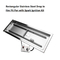 30 Inch Natural Gas Fire Pit Pan 91cm Square Fire Pit Tray