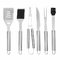 8pcs ISO9001 Stainless Steel BBQ Set 14.1 Inch Barbeque Utensil Sets